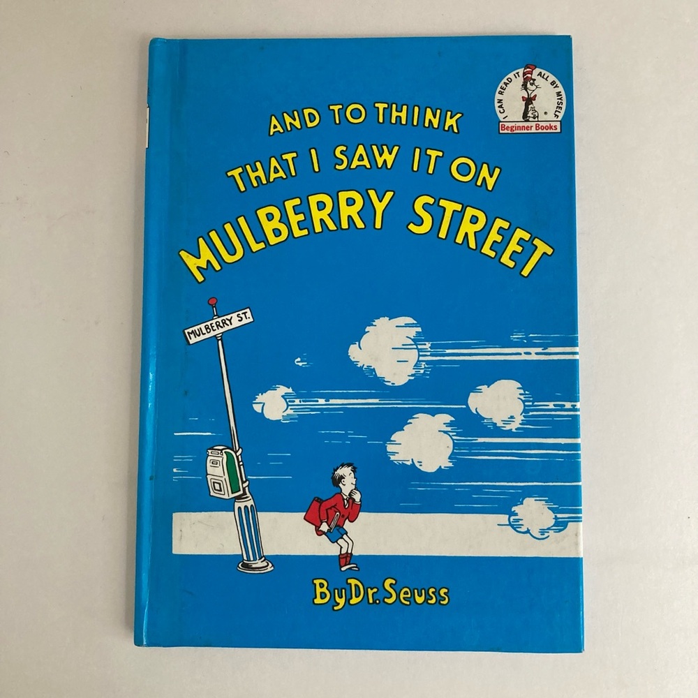 And To Think That I Saw It On Mulberry Street Book Dr Seuss Hardcover - Picture 2 of 9